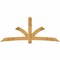 Ekena Millwork Davenport Rough Sawn Timber Gable Bracket, Western Red Cedar, 108"W x 45"H x 4"D x 6"F, 10/12 Pitch GBW108X45X0406DAV00RWR - alternate 1